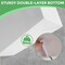 White Gift Bags With Handles: 16x6x12 Inch 3pcs Extra Large White Paper Gags Bulk For Party Shopping Birthday Wedding